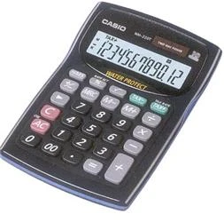 Casio WM-220MS-BU 12 Hane Mavi Suya-Toza Dayanıklı Masa Üstü Hesap Makinesi - Resim 2