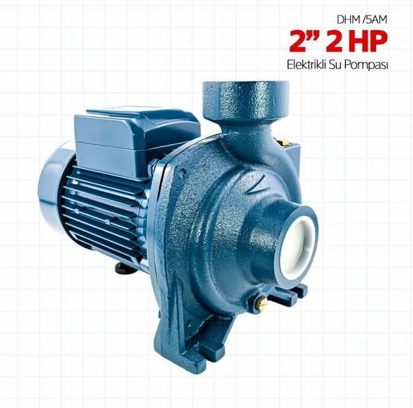 İbeltech DHM5AM 2'' 2 HP Elektirikli Çift Kademeli Pompa - 5