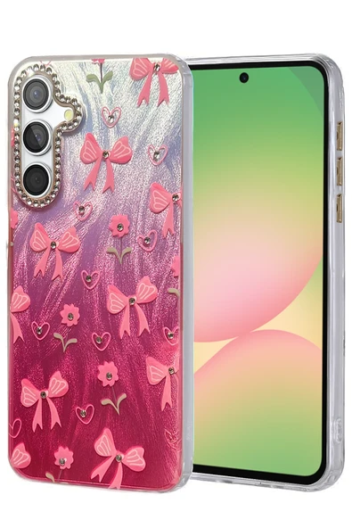 Samsung Galaxy A14 4G Kılıf Parlak Desenli Taşlı Azn-Blade ürün görseli 1