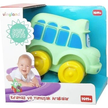 Güvenli ve Kırılmaz: Bebeklerin Yeni Favorisi 3'lü Yumuşak Oyuncak Araba Seti - 5