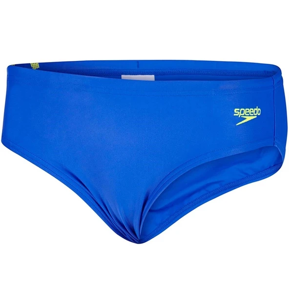 Speedo Endurance 10 Erkek Çocuk Slip Yüzücü Mayosu Mavi-Sarı - 4