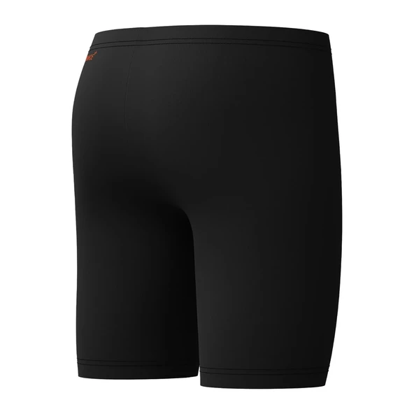 Speedo Digi Allover Panel Jam-mer Erkek Çocuk Yüzücü Mayo Siyah-Turuncu - 5