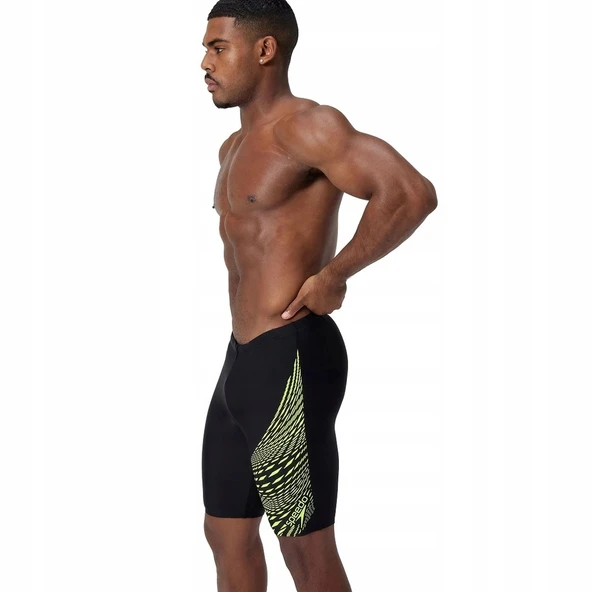 Speedo Medley Logo Jam-mer Erkek Mayo Şort Siyah-Yeşil - 2