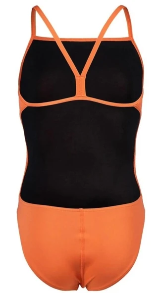 Arena Team Swimsuit Challenge Solid Kız Çocuk Mayosu Turuncu - 3