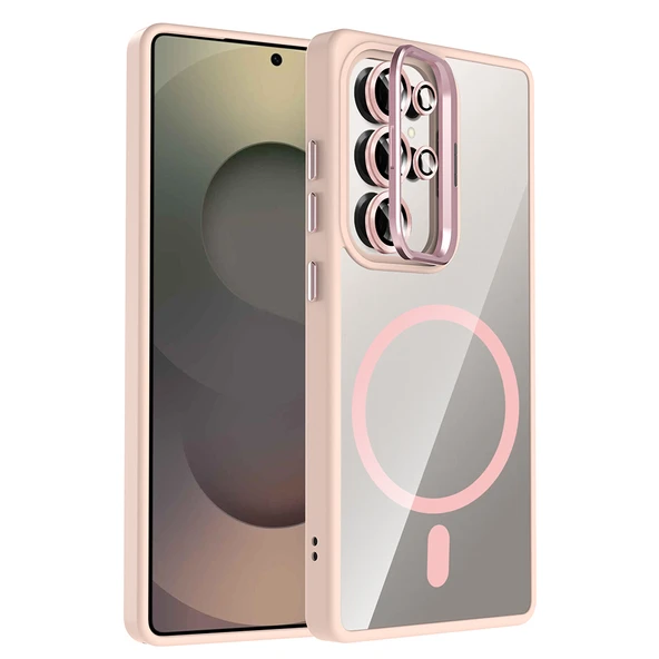 Samsung Galaxy S25 Ultra Kılıf Kamera Standlı Lens Koruyucu Hediyeli Zr-Etro ürün görseli 1