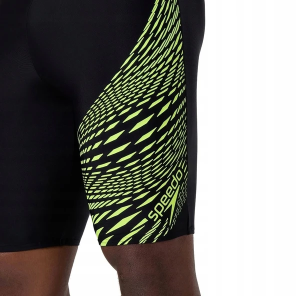 Speedo Medley Logo Jam-mer Erkek Mayo Şort Siyah-Yeşil - 4