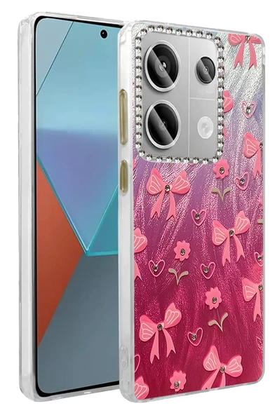 Xiaomi Redmi Note 13 Pro 4G Kılıf Parlak Desenli Taşlı Azn-Blade ürün görseli 1