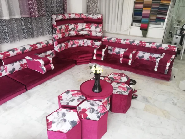 Arap Meclisi Şark Köşesi Oturma Takımı - Resim 5