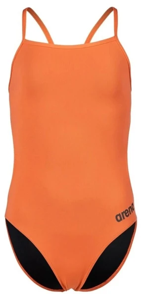 Arena Team Swimsuit Challenge Solid Kız Çocuk Mayosu Turuncu - 2