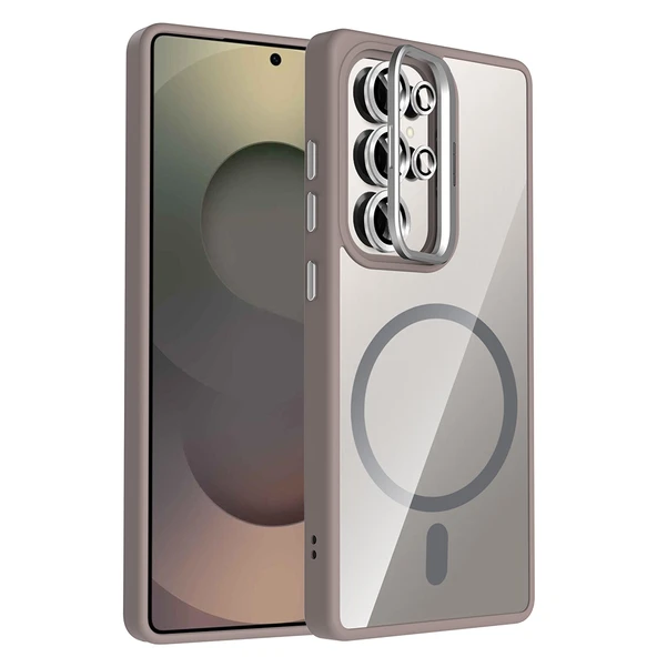 Samsung Galaxy S25 Ultra Kılıf Kamera Standlı Lens Koruyucu Hediyeli Zr-Etro ürün görseli 1