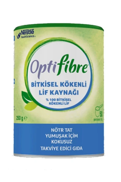 Nestle OptiFibre Bitkisel Kökenli Lif Kaynağı Takviye Edici Gıda 250 g