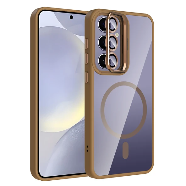 Samsung Galaxy S24 Kılıf Kamera Standlı Lens Koruyucu Hediyeli Zr-Etro ürün görseli 1