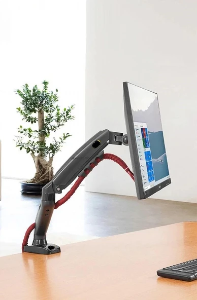 23” inç Lcd Led Monitör Masa Üstü Full Hareketli Askı Aparatı - 2