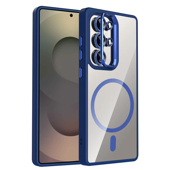 Samsung Galaxy S25 Ultra Kılıf Kamera Standlı Lens Koruyucu Hediyeli Zr-Etro ürün görseli 1