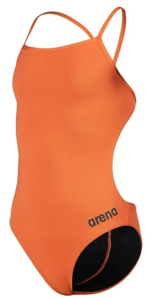 Arena Team Swimsuit Challenge Solid Kız Çocuk Mayosu Turuncu