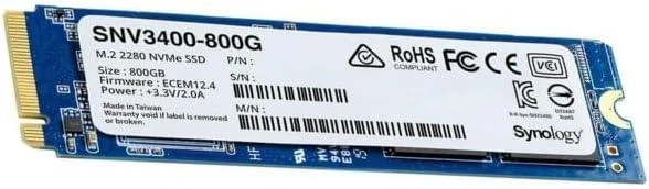 Synology SNV3410-800G PCI-Express 3.0 800 GB M.2 SSD - 3