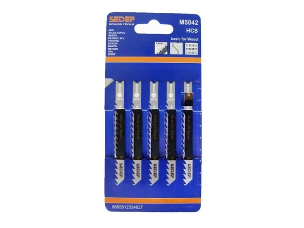 SEDEF M 5042 Ahşap Dekupaj Bıçağı-5 ADET - 2