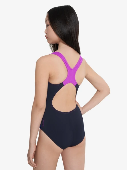 Speedo Digital Baskı Kız Çocuk Yüzücü Mayosu Pembe-Mor - 2