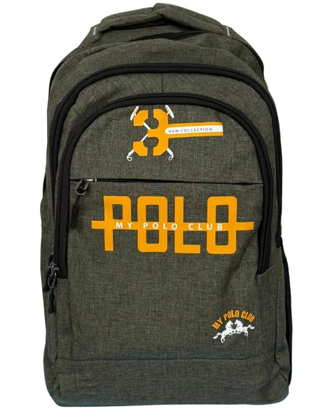 Temel My Polo Sırt Çantası Haki 8815 ürün görseli