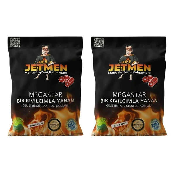 Jetmen PRO Geliştirilmiş Mangal Kömürü - 3