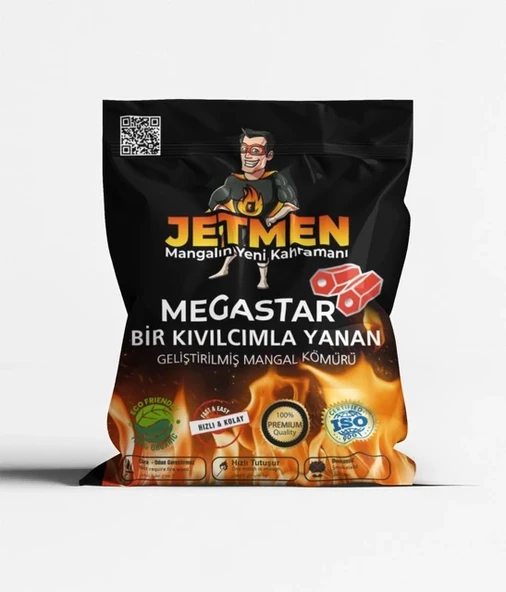 Jetmen PRO Geliştirilmiş Mangal Kömürü - 2
