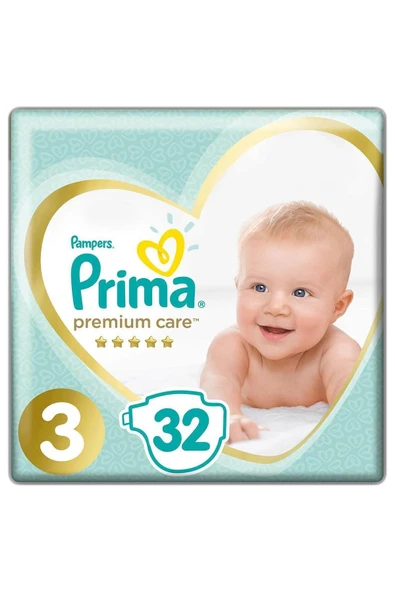 Prima Premium care Bebek Bezi 3 Beden 32'li - 1