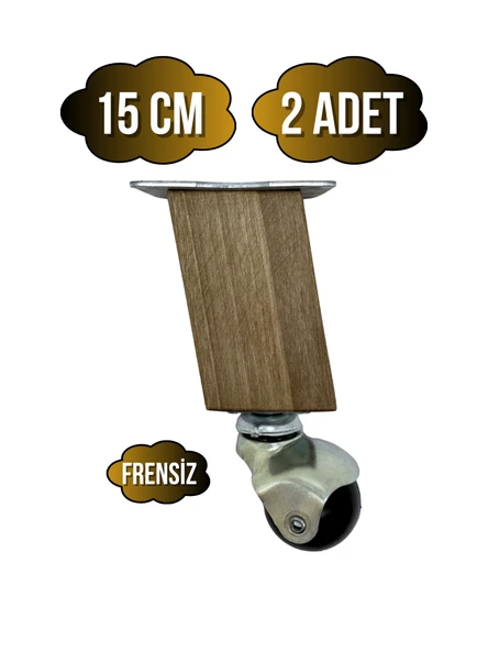 Kale Ahşap Eğimli Top Tekerli Ayak Mobilya Sehpa Tekerli Ayağı(K. CEVİZ)(12CM - 15CM)(CEVİZ AĞACI) Ceviz 15cm 15cm - 2 ADET ürün görseli