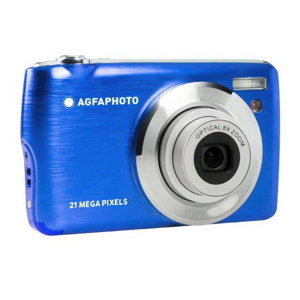 AgfaPhoto Realishot DC8200 Fotoğraf Makinesi(Mavi)+16GB SD - 1