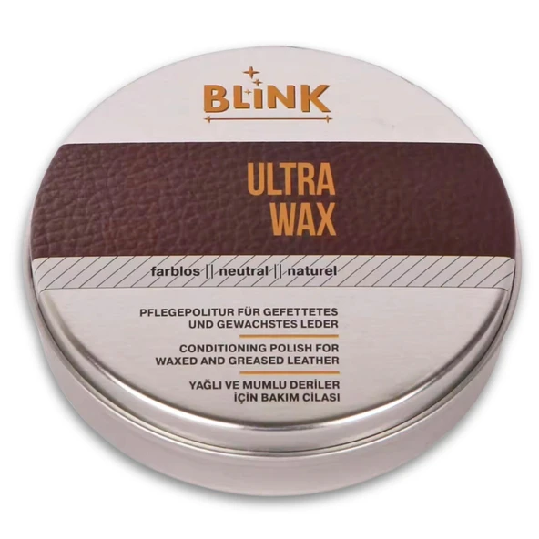 Ultra Wax Yağlı Deri Cilası Naturel Renk Teneke Kutu 125 Ml - 3