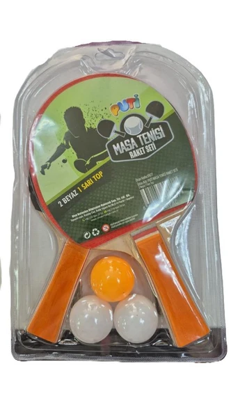 PUTI MASA TENISI SETI 2 RAKET 3 TOP 11677 ürün görseli