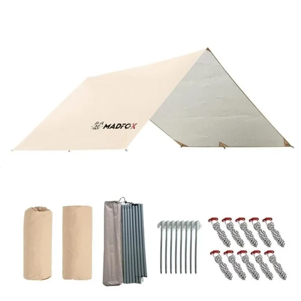 Madfox Oem Tarp 4X3 Mt [ Güneş Ve Rüzgar Koruma Brandası ] - 2