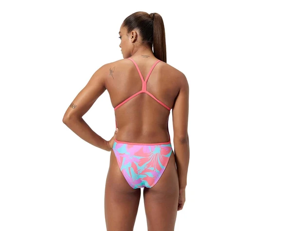Speedo Alv Lline Bk 1pc Jf Purple Kız Çocuk Mayosu Mor - 2