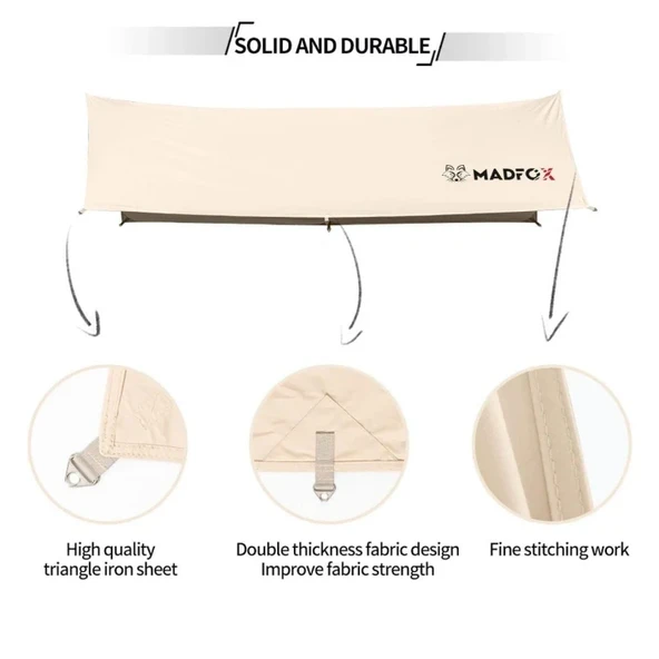 Madfox Oem Tarp 4X3 Mt [ Güneş Ve Rüzgar Koruma Brandası ] - 3
