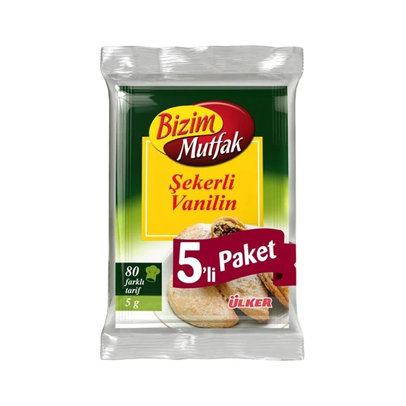 Bizim Mutfak Şekerli Vanilin 5 li x 12 Adet - 2