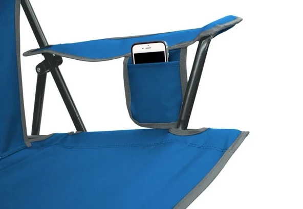 Gci Outdoor SunShade Comfort Pro Chair™ Güneşlikli Katlanır Plaj Sandalyesi MAVİ - 4