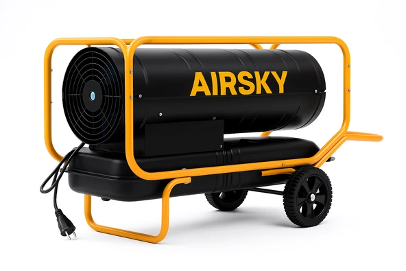 AIRSKY Korumalı Model AEK40 Mazotlu Isıtıcı - Isımak Tipi Mazotlu Isıtıcı