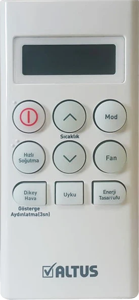 Altus ALK 1840 A++ 18000 BTU Duvar Tipi Inverter Klima - 5