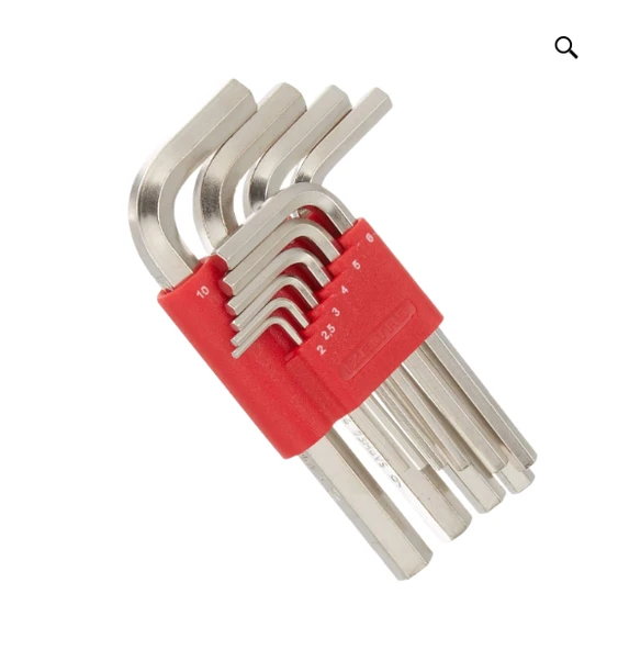 İzeltaş Allen Anahtar Takim Altı Köşe Standart Boy (mm) (10 Parca) ürün görseli 1