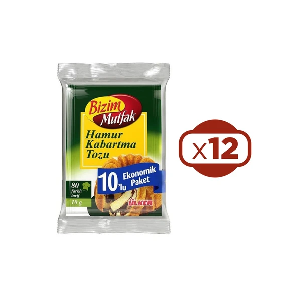 Bizim Mutfak Hamur Kabartma Tozu 10 lu x 12 Adet - 1