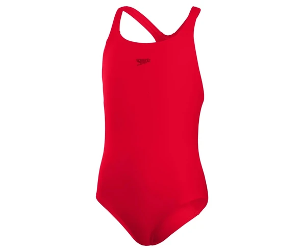 Speedo Kız Çocuk Eco Endurance Madalyalı Kız Çocuk Mayosu Kırmızı - Resim 5