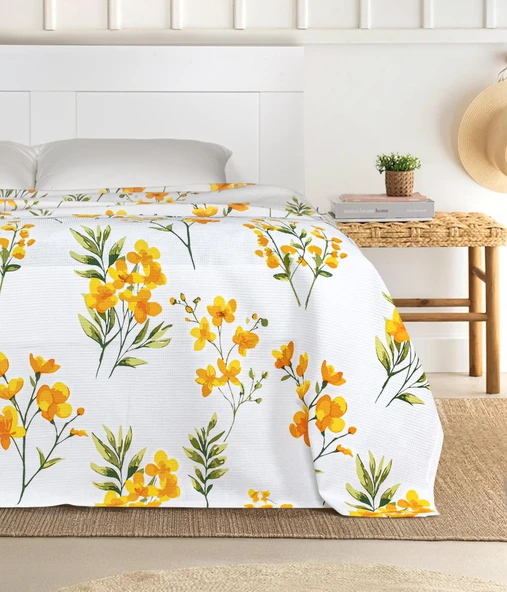 Cotton Collection Tek Kişilik Pike Daisy - 2