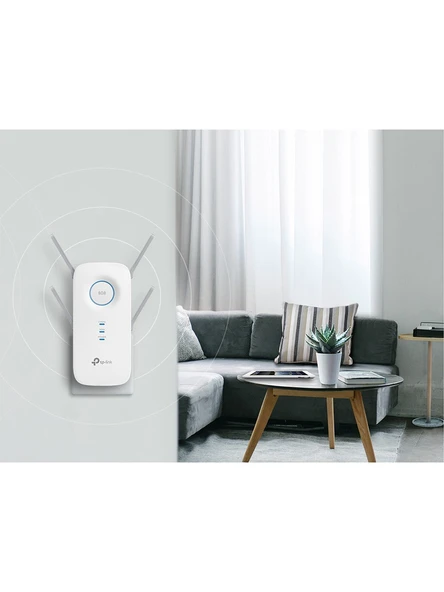 TP-Link RE650 Wi-Fi 5 Menzil Genişletici AC2600 Mbps 1 Gigabit Port Çift Çekirdek CPU Access Point Modu Dual Band Tüm Modem ve Router Modelleri ile Uyumludur - 5