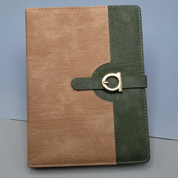 Termo Deri Defter Koyu Taba - 1