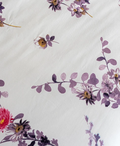 Cotton Collection Tek Kişilik Nevresim Seti Flora - 5