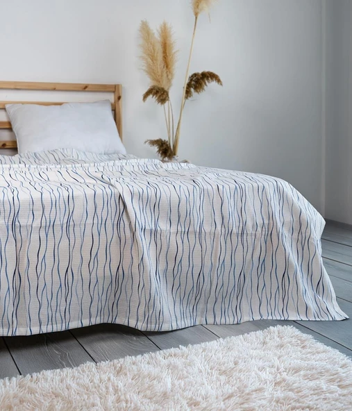 Cotton Collection Çift Kişilik Pike Stripe - 2