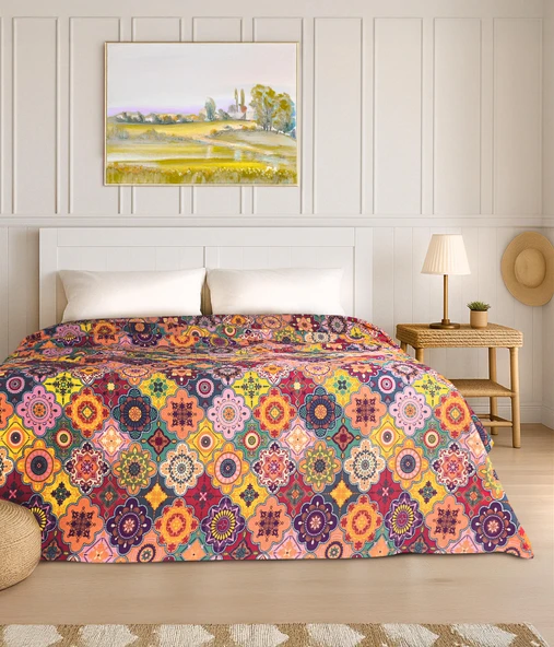 Cotton Collection Tek Kişilik Pike Harmoni