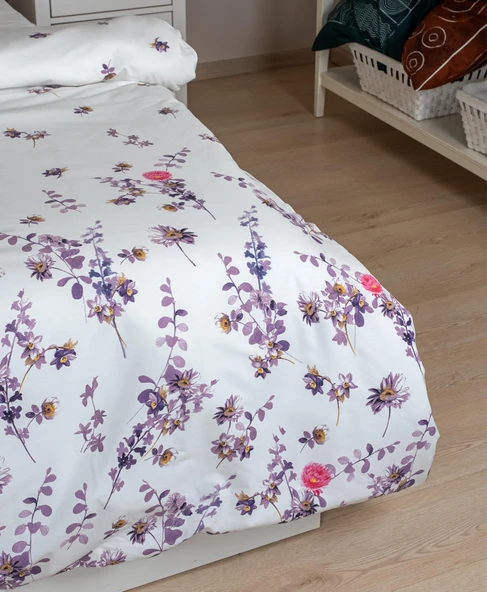 Cotton Collection Çift Kişilik Nevresim Seti Flora - 4