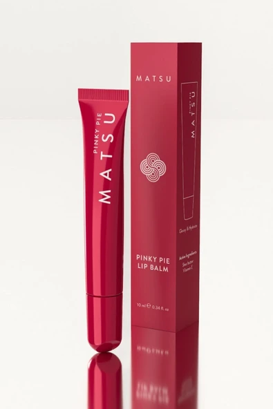 Matsu 2in1 Pinky Pie Parlatıcı Lip Balm 15 ml | Parlaklık & Nem | Shea Butter & Vitamin E ürün görseli 1