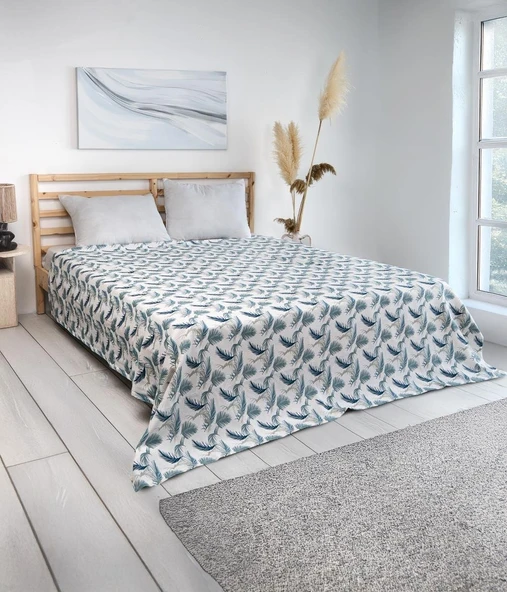 Cotton Collection Tek Kişilik Pike Mint