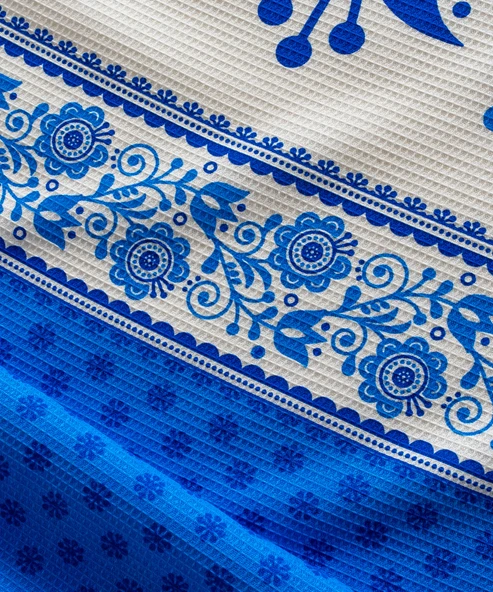 Cotton Collection Çift Kişilik Pike Tulip - 5